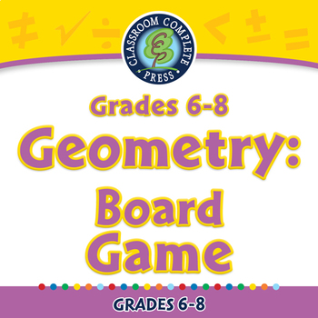 Preview of Geometry: Board Game - MAC Gr. 6-8