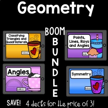 Preview of Geometry Boom Card Bundle