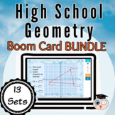 Geometry Boom Card Bundle for High School