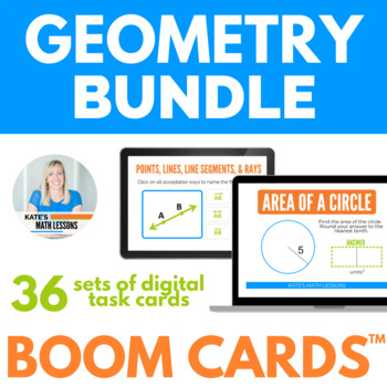 Preview of Geometry Boom Cards™ BUNDLE Digital Activities