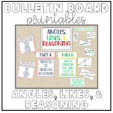 Geometry Bulletin Board Printables: Angles, Lines, & Reasoning