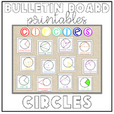 Geometry Bulletin Board Printables: Circles