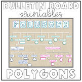 Geometry Bulletin Board Printables: Polygons