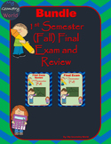Geometry Bundle: 1st Semester (Fall) Final Exam and Review