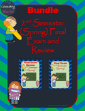Geometry Bundle: 2nd Semester (Spring) Final Exam and Review