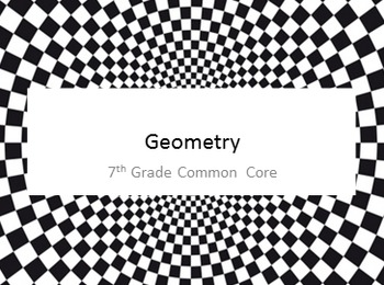 Preview of Geometry Bundle - 7th Grade Common Core