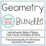 Geometry Bundle ~ All My Geometry Products at 1 Low Price