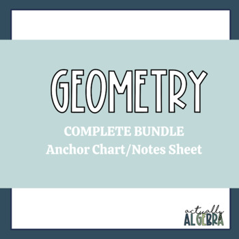 Preview of Geometry Bundle - Anchor Chart/Notes Sheets