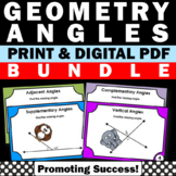 Types of Angles Adjacent Complementary Supplementary Verti