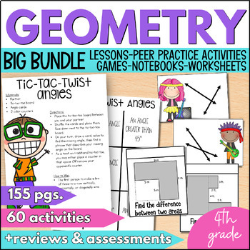 Geometry Bundle - Everything But the Dice - 4th Grade