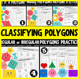 Geometry Bundle - Naming & Classifying Polygons - 2D Shape