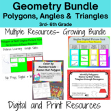 Geometry Bundle - Polygons, Angles & Triangles