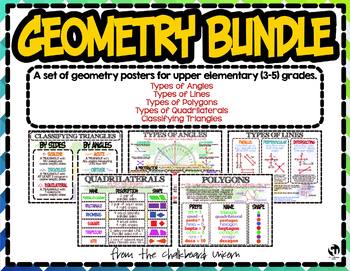 Preview of Geometry Bundle: Upper Elementary (English & Español)