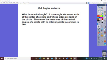 Preview of Geometry Ch 10: Circles - Activinspire Flipcharts