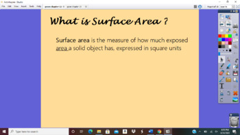 Preview of Geometry Ch 12: Surface Area - Activinspire Flipcharts