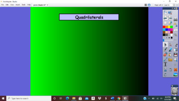 Preview of Geometry Ch 8: Quadrilaterals - Activinspire Flipcharts