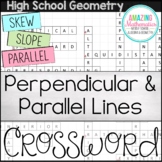 Geometry Chapter 3 Vocabulary Crossword - Parallel and Perpendicular Lines