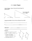 Geometry Chapter 7 Bundle: Similar Polygons
