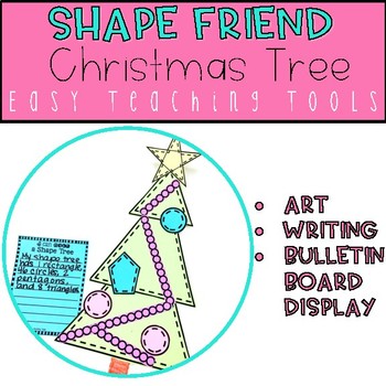 Preview of Geometry Christmas Tree Craft for Christmas