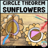 Geometry Circle Theorems Sunflowers Math Craft Activity fo