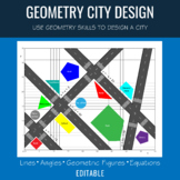 2D Geometry City Design | spring based learning MATH PBL 2024