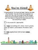 Geometry City Introduction Checklist - You're Hired!