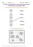 Geometry:  Classifying Geometric Shapes