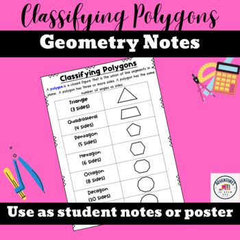 Preview of Geometry | Classifying Polygons Notes