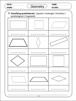 Geometry: Classifying angles |Classifying triangles | Classifying ...