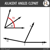 Geometry Clipart - ADJACENT ANGLES