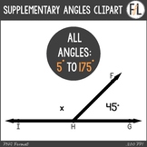 Geometry Clipart - SUPPLEMENTARY ANGLES