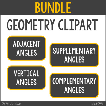 Preview of Angles Clipart - Secondary - BUNDLE
