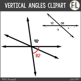 Geometry Clipart - VERTICAL ANGLES