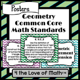 Geometry Common Core Standard Posters {Chevron)