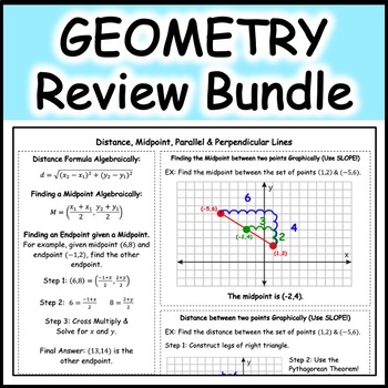 Preview of Geometry Common Core Regents Review and Test Prep Bundle