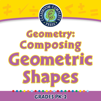 Preview of Geometry: Composing Geometric Shapes - NOTEBOOK Gr. PK-2