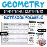Geometry - Conditional Statements Foldable for Interactive