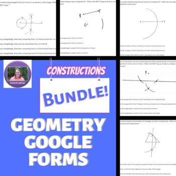 Preview of Geometry: Constructions ENTIRE UNIT Mini Formative Assessments