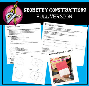 Preview of Geometry Constructions - FULL YEAR