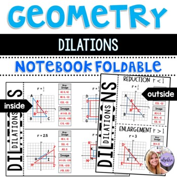 Preview of Geometry - Coordinate Plane Dilations Foldable