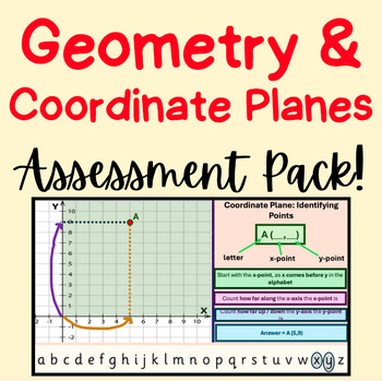 Preview of Geometry Assessment Pack!
