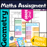 Geometry Curriculum - Second Grade Math Assessment - Geome