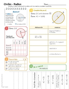 Circle, Circle Geometry, Radius & Diameter