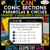 Geometry DIGITAL Game | Conic Sections: Parabolas & Circle