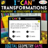 Geometry DIGITAL Math Game for High School | Transformations 