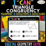 Geometry DIGITAL Math Game for High School | Triangle Congruency