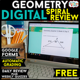 Geometry DIGITAL Spiral Review | Distance Learning | Googl