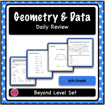 Preview of Geometry & Data Daily Spiral Review - Beyond Level Set