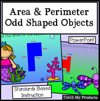 Preview of Area and Perimeter of Composite Figures PowerPoint Lesson Plan