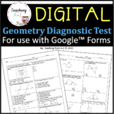 Geometry Diagnostic Test - Self Grading and Full Solutions